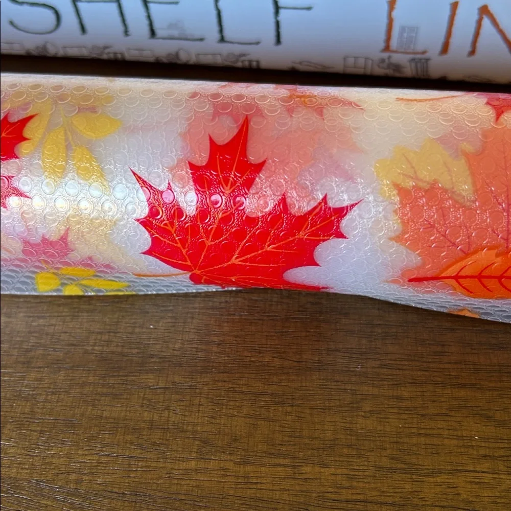 Leaf Shelf Liner Roll 16-1/2ft, 197”. New in box. 3 other rolls listed if needed